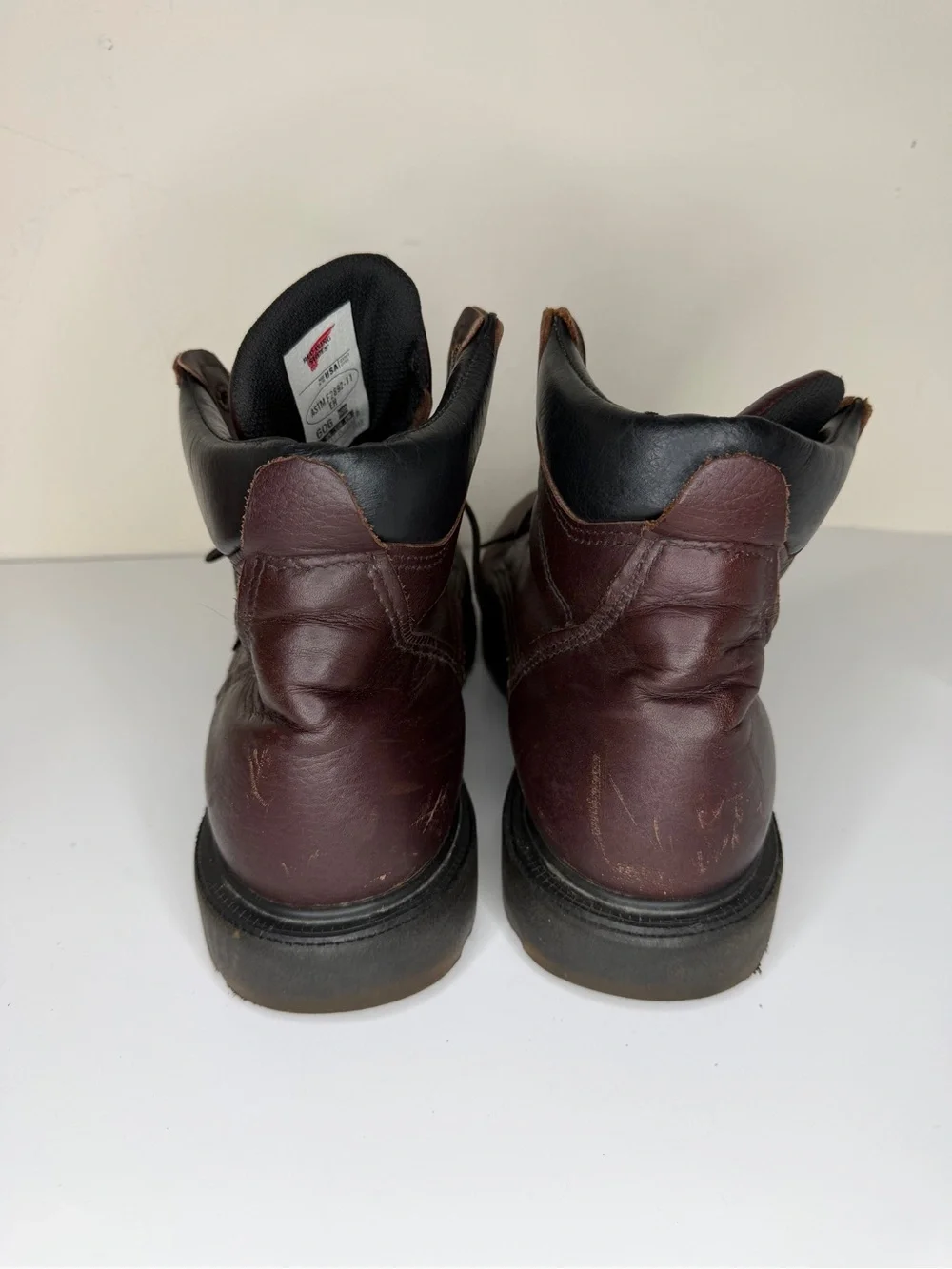Red Wing Mens Size 11.5D Model 606 Soft Toe Brown Work Boot Oil Slip Resistant
